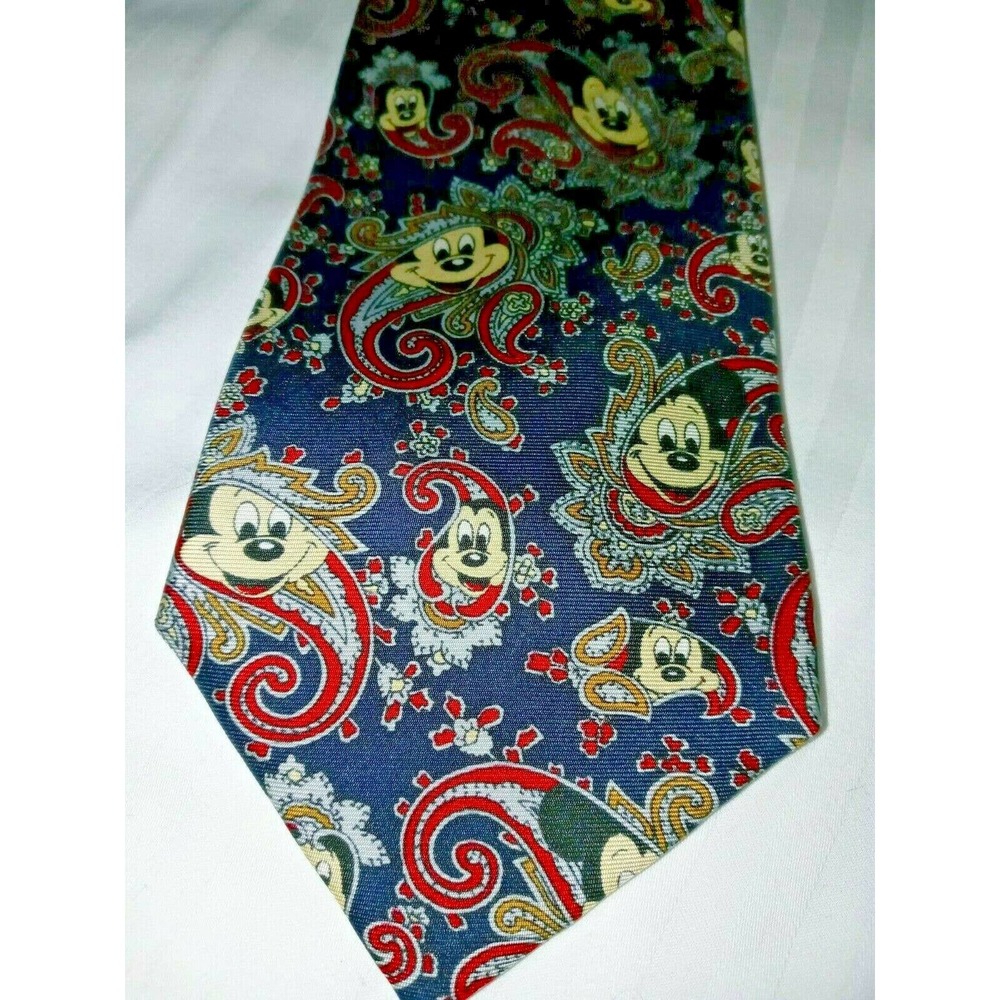 Disney &Co Balancine MICKEY MOUSE Paisley Silk Tie